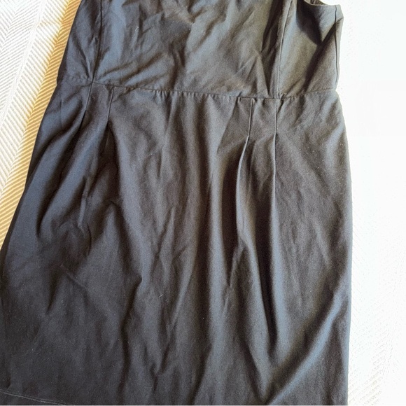 Eileen Fisher Sleeveless Tank Scoop Neck Stretch Dress, Black, Size L, EUC - Picture 4 of 10